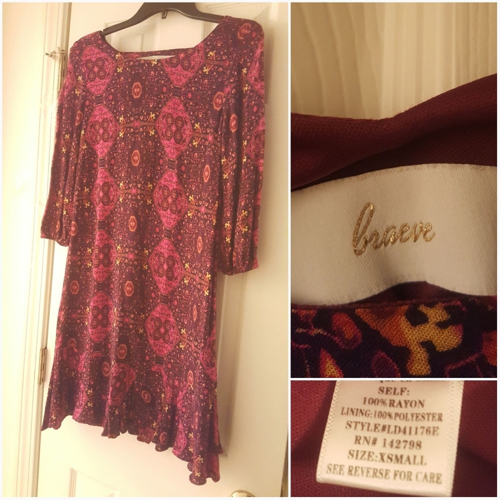 DO NOT BUY ALONE Must Bundle Evereve dress maroon braeve